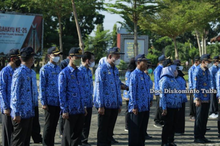 Sekda Tuba wakili Bupati Tulang Bawang  menjadi inspektur Upacara pada Peringatan Hari Kebangkitan Nasional ke -144